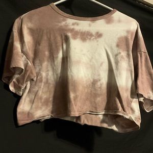 JUSTIFY tie-die crop top